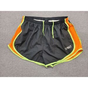 NIKE Dri-Fit Tempo Running‎ Shorts Women's XL Black Neon lined - Team Kuwait